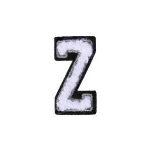 Letter Z Patch - Z Black/White