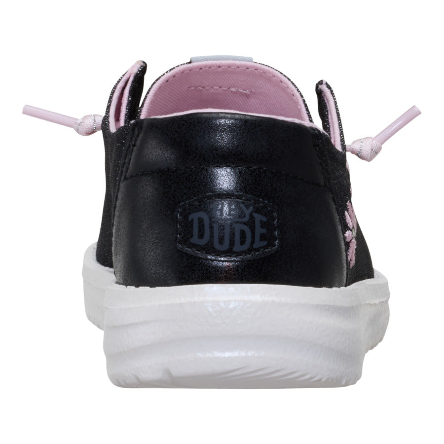 Wendy Youth Shimmer Flower - Charcoal - Image 5